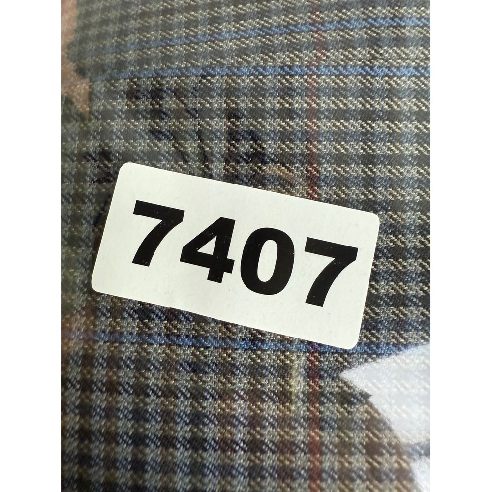 Joseph Abboud Sport Coat Mens 44L Blue‎ Gray Check Wool Blazer Jacket Made USA - Picture 11 of 11